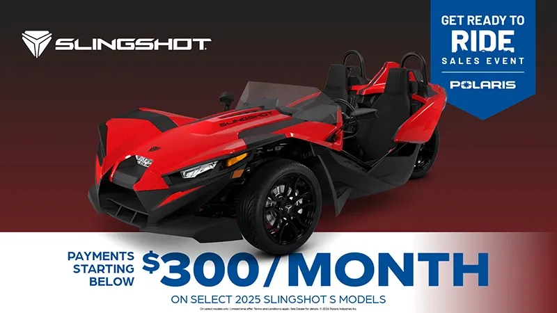 Slingshot - Payments Starting at $300 per month for Select Slingshot S Models