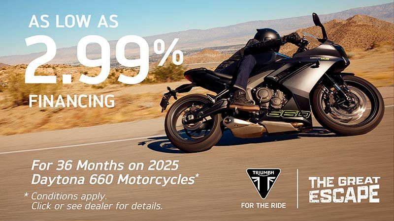 Triumph - Great Escape Sales Event