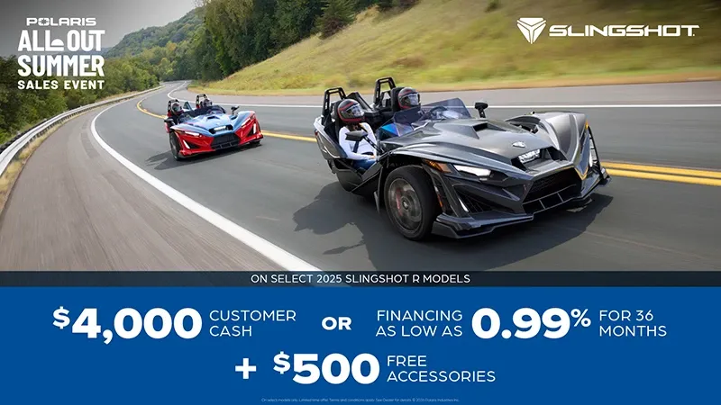 Slingshot Slingshot - $4000 Customer Cash Promotion Details
