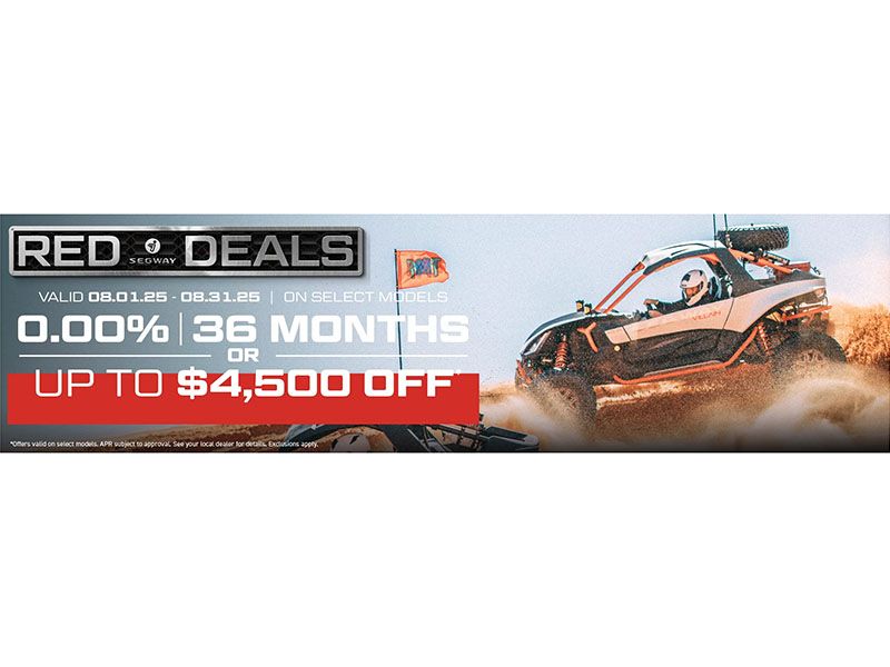 Segway Powersports - Red Deals - 0.00% 36 Months or Up To $4,500 Off* - Villain