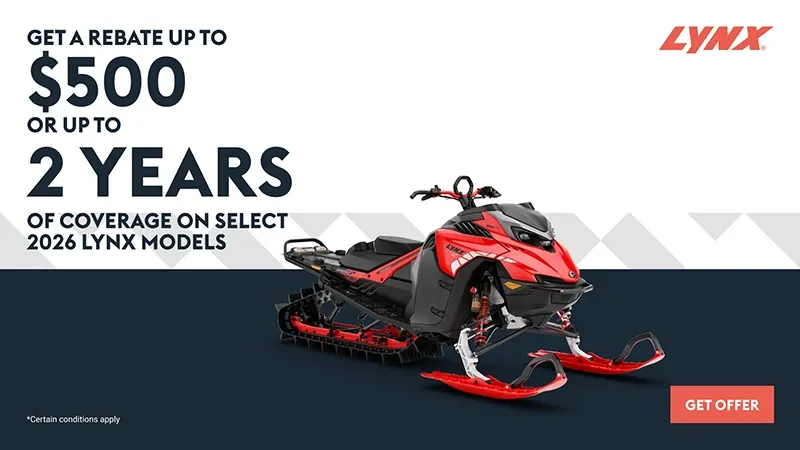 Lynx - Get a rebate up to $500 or up to 2 years of coverage on