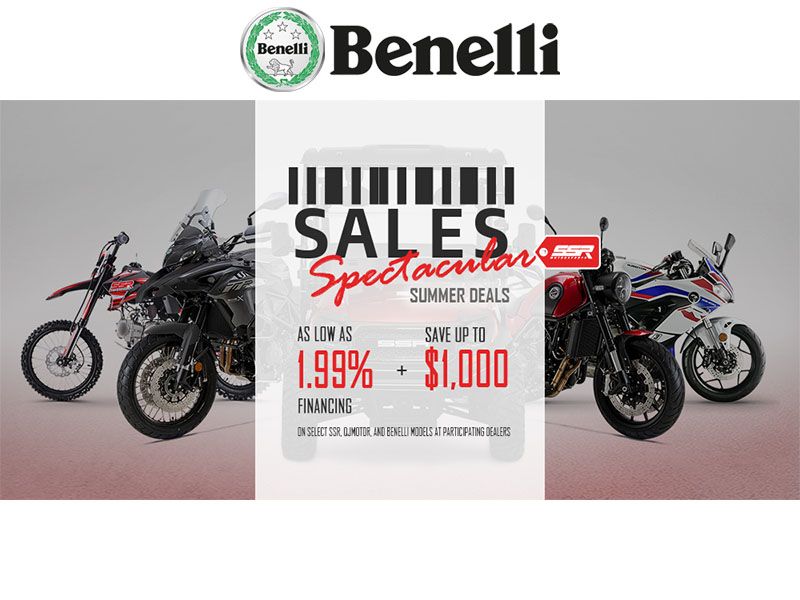 Benelli - Sales Spectacular Summer Deals