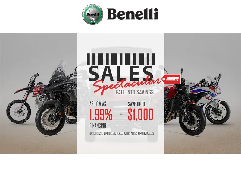 Benelli - Sales Spectacular Fall Into Savings