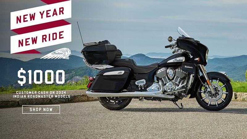 Indian Motorcycle - $1000 Customer Cash on 2024 Roadmaster Models