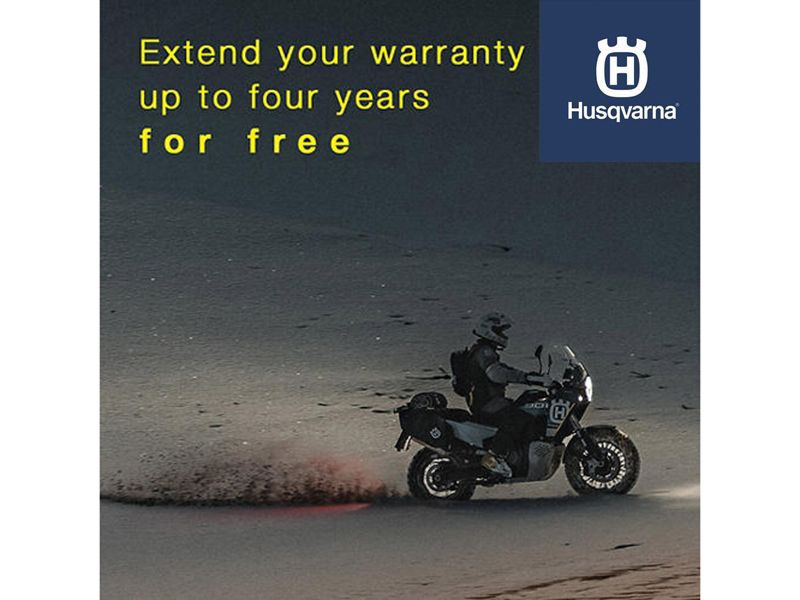 Husqvarna - Extend Your Warranty Up To Four Years For Free