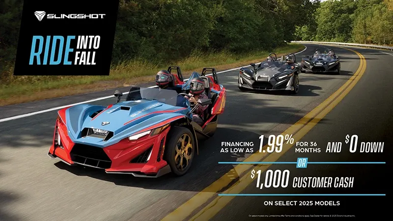 Slingshot - Ride Into Fall - Financing As Low As 1.99%