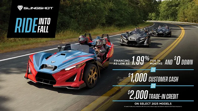 Slingshot - Ride Into Fall - Financing As Low As 1.99%