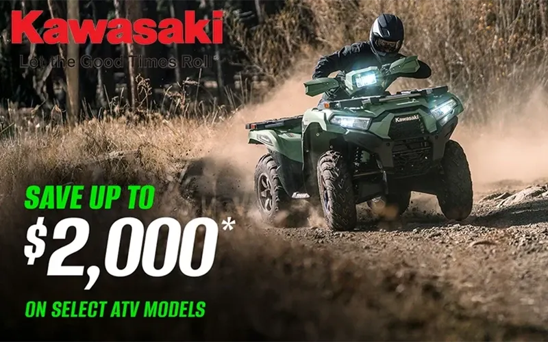Kawasaki - Save Up To $2,000* on Select ATV Models