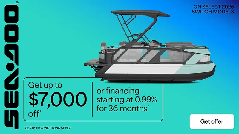 Sea-Doo - Get up to $7,000 off or financing starting at 0,99% for