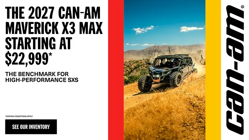 Can-Am - The 2027 Maverick X3 MAX starting at $22,999