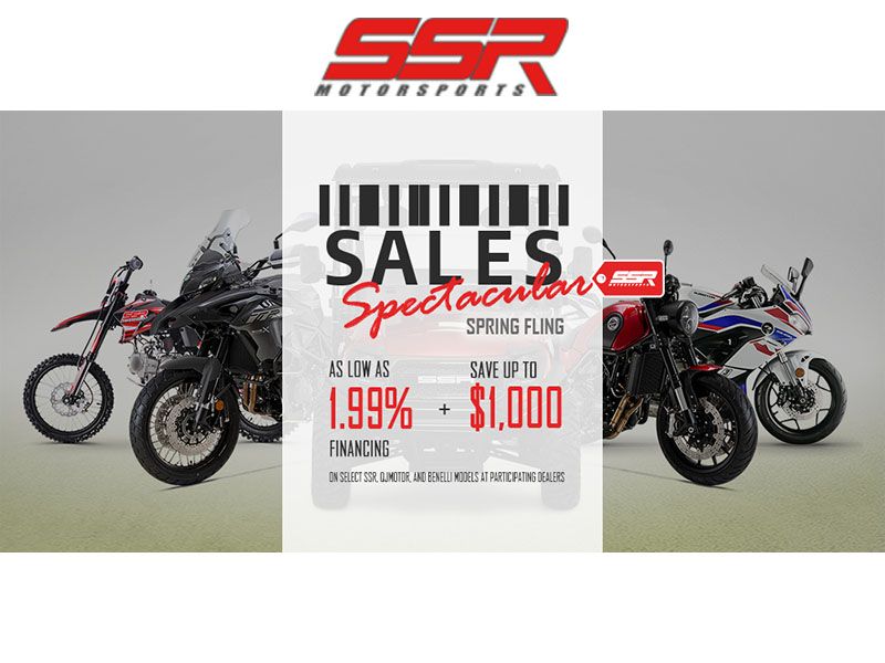 SSR Motorsports - Sales Spectacular Spring Fling