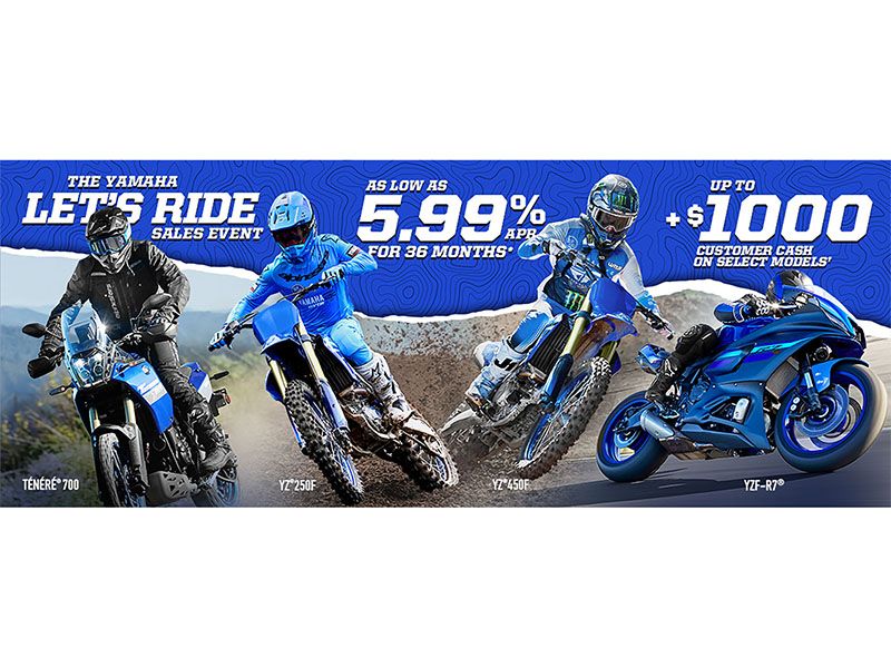 Let's Ride Sales Event - Motorcycle Customer Cash Offers*
