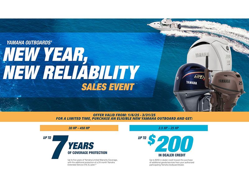 Yamaha Marine - New Year, New Reliability Sales Event