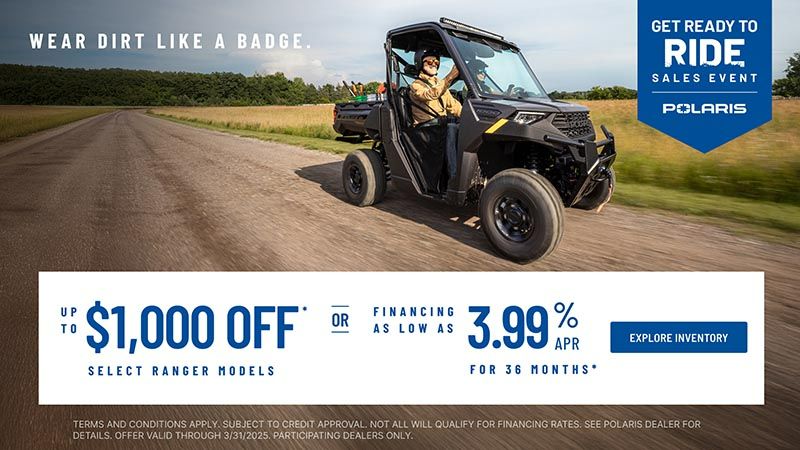 Polaris- Up To $1000 Off Select Ranger Models