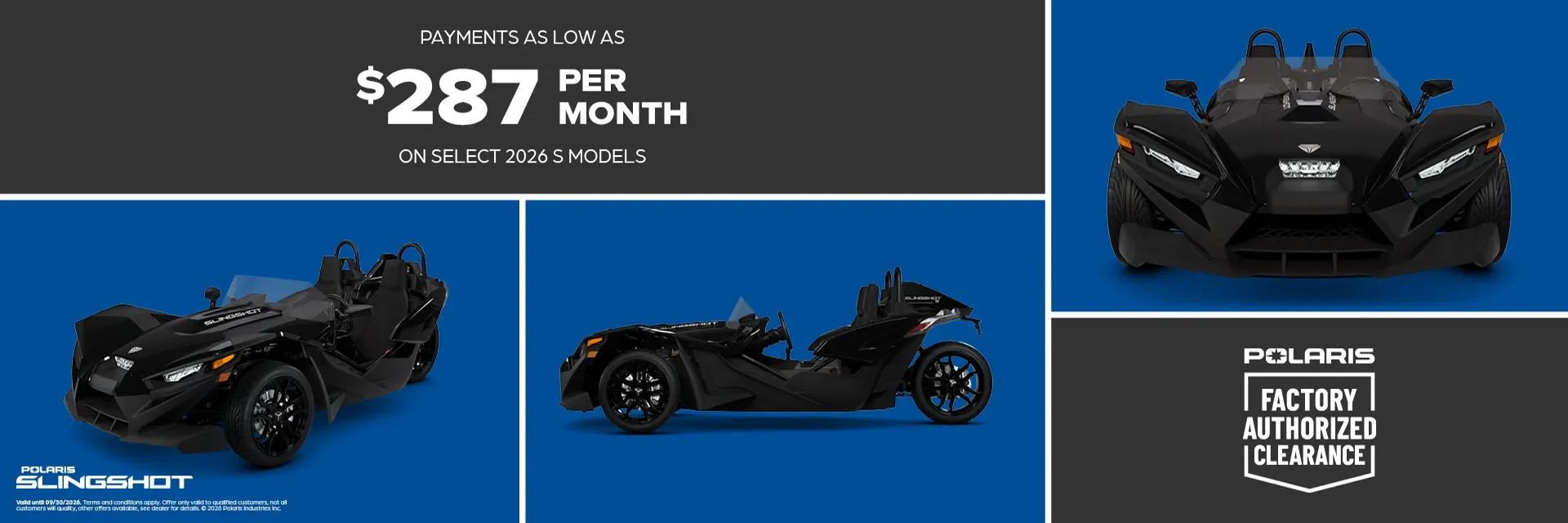 Slingshot roadsters for Sale in Pasco WA | Thunder Alley Motorsports