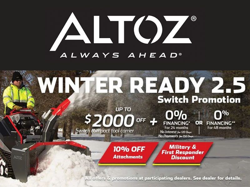 Altoz Altoz Winter Ready 2.5 Switch Promotion Promotion Details