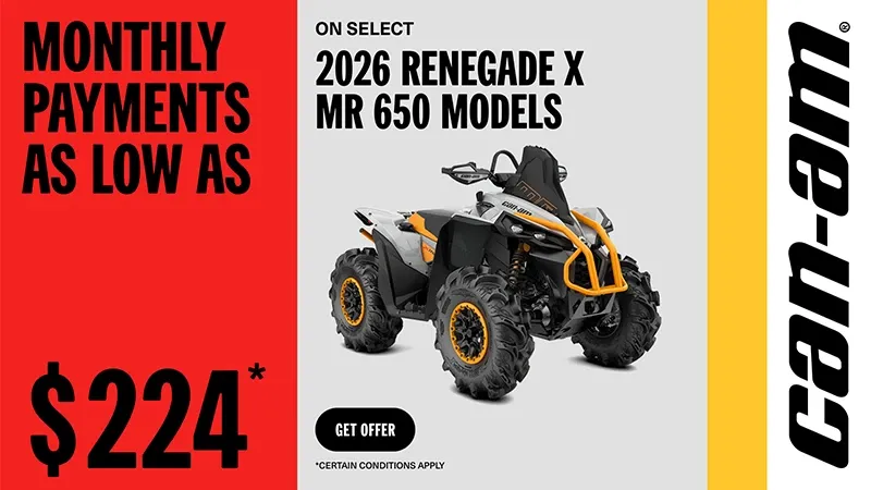 Can-Am Can-Am - Monthly payment as low as $224 on select 2026