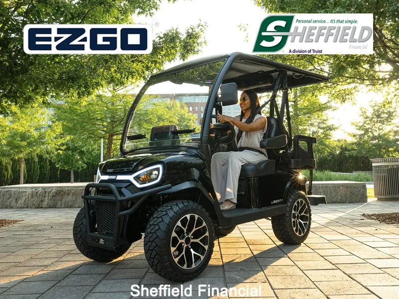 New 2026 E-Z-GO Express 4 Explorer 13.5 Gas, Kalona IA | Specs
