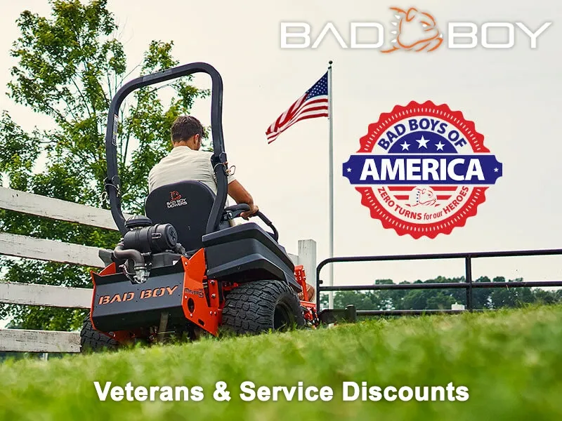Bad Boy Mowers - Veterans & Service Discounts