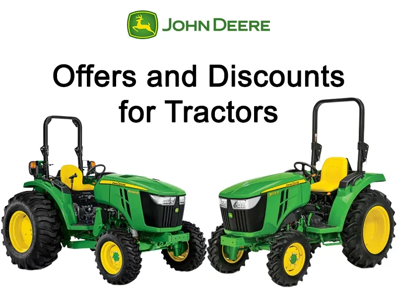 John Deere - Offers and Discounts for Tractors