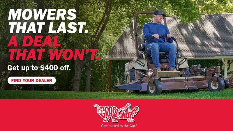 Grasshopper - Mower That Last. A Deal That Won't. Get Up To $400 Off.