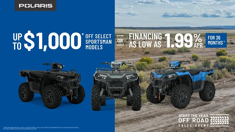 Polaris - Start The Year Off Road Sales Event