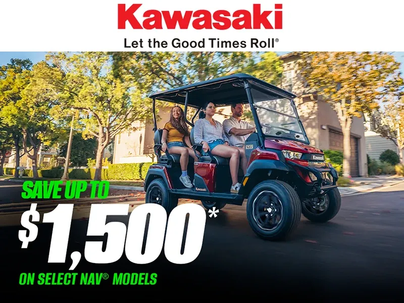 Kawasaki - Save Up to $1,500 on Select NAV Models