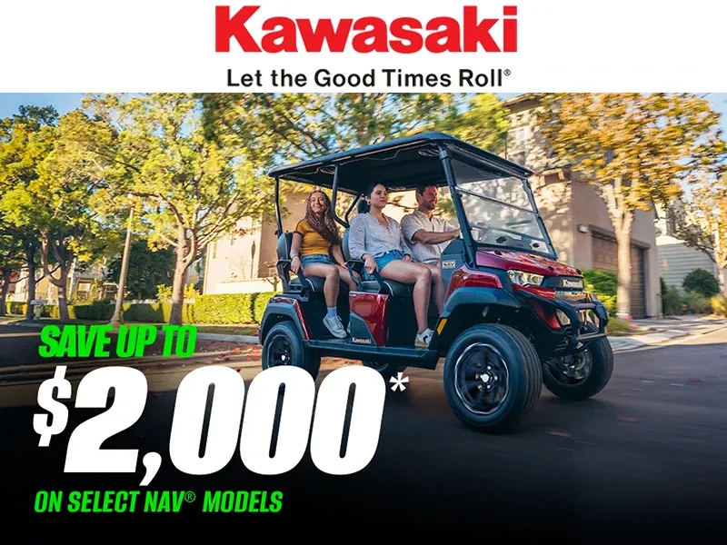 Kawasaki - Save Up to $2,000 on Select NAV Models