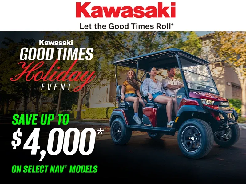 Kawasaki - Save Up to $4,000 on Select NAV Models
