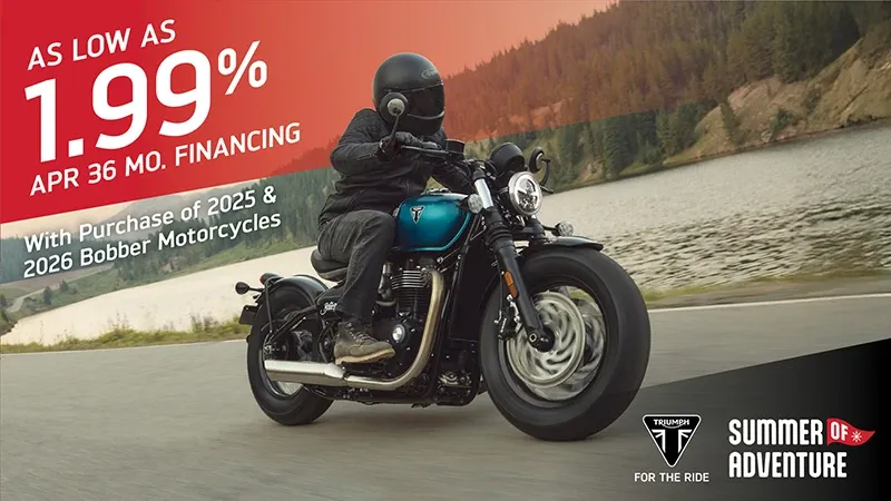 Triumph - Summer Of Adventure Sales Event | Promotion at Ozarks