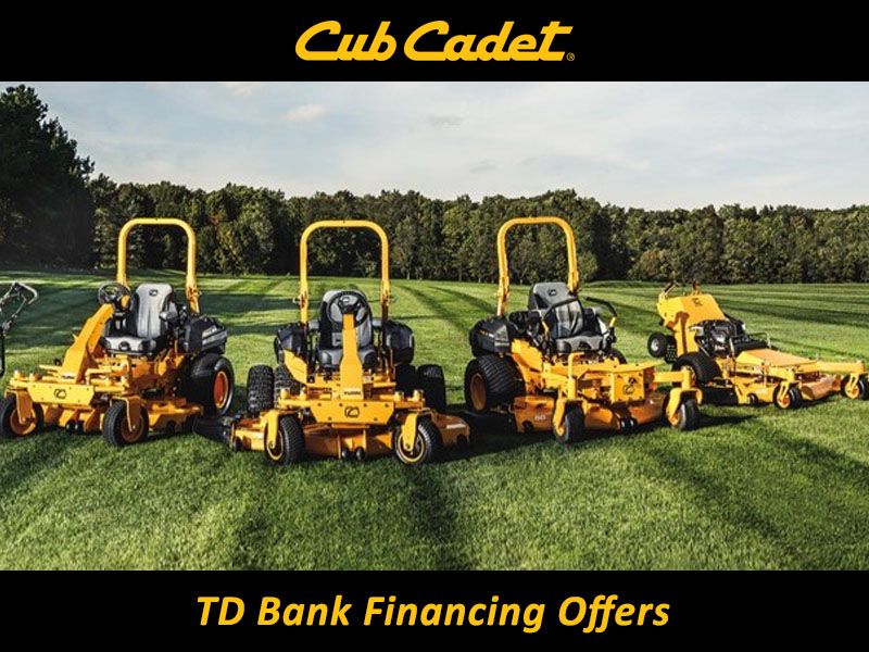 Cub Cadet - TD Bank Financing Offers