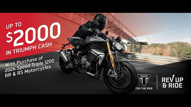 Triumph - Rev Up & Ride Sales Event