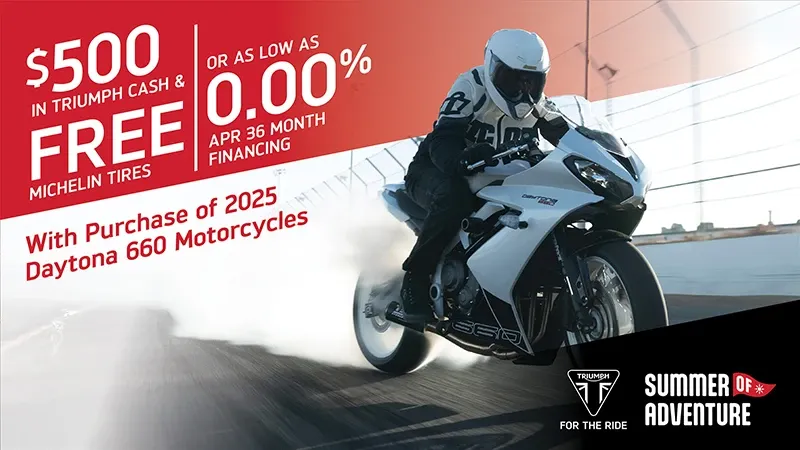 Triumph - Summer Of Adventure Sales Event