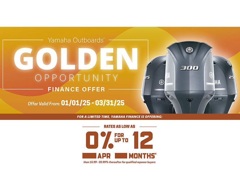 Yamaha Marine - Golden Opportunity Finance Offer