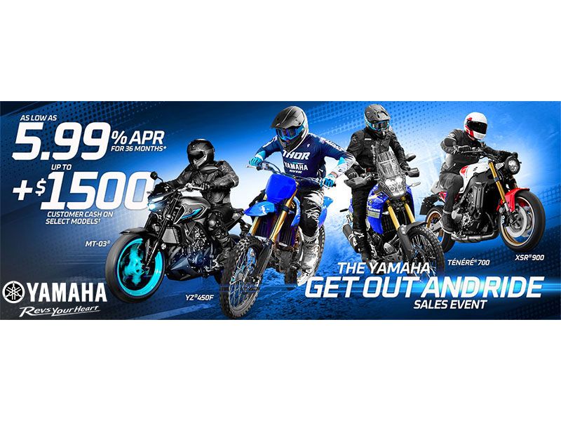 Get Out and Ride Sales Event - Motorcycle Customer Cash Offers*