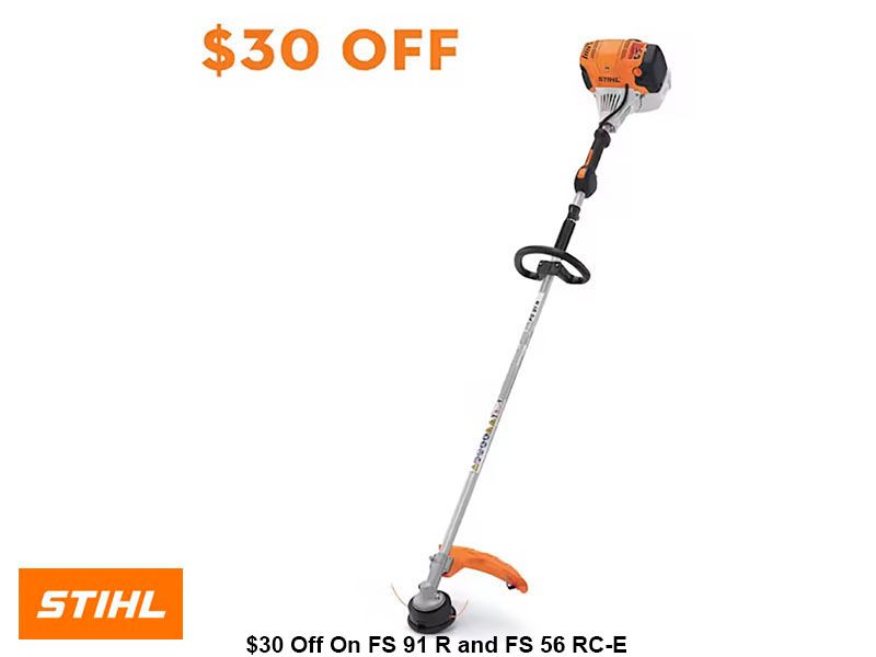 Stihl - $30 Off On FS 91 R and FS 56 RC-E