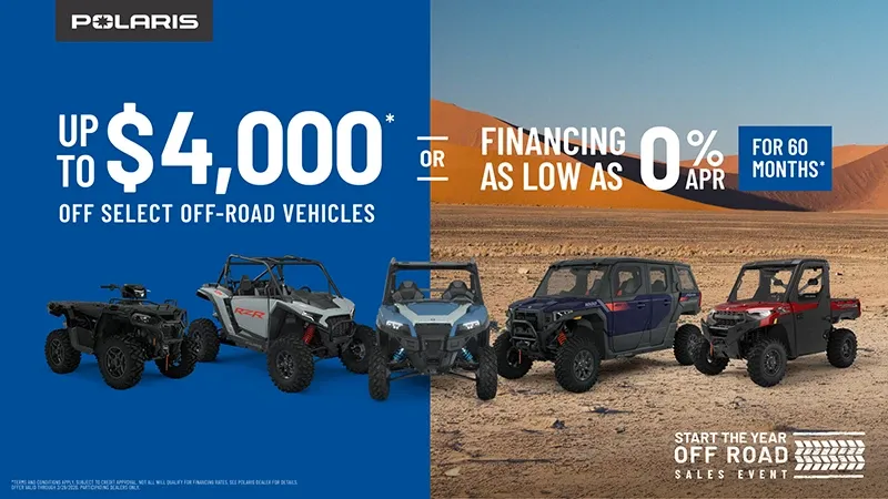 Polaris - Start The Year Off Road Sales Event