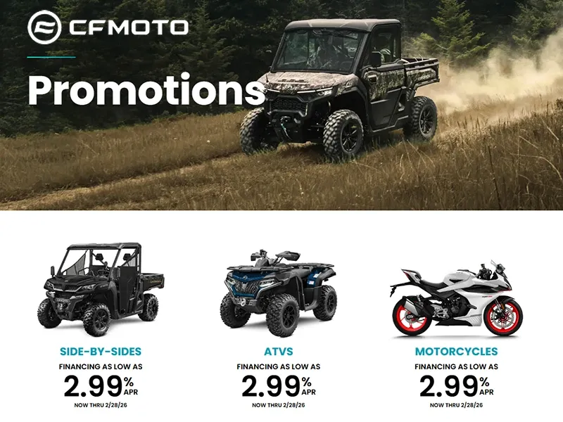 CFMOTO - Promotions