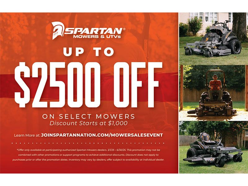 Spartan Mowers & UTVs - Spring Mowers Promotion