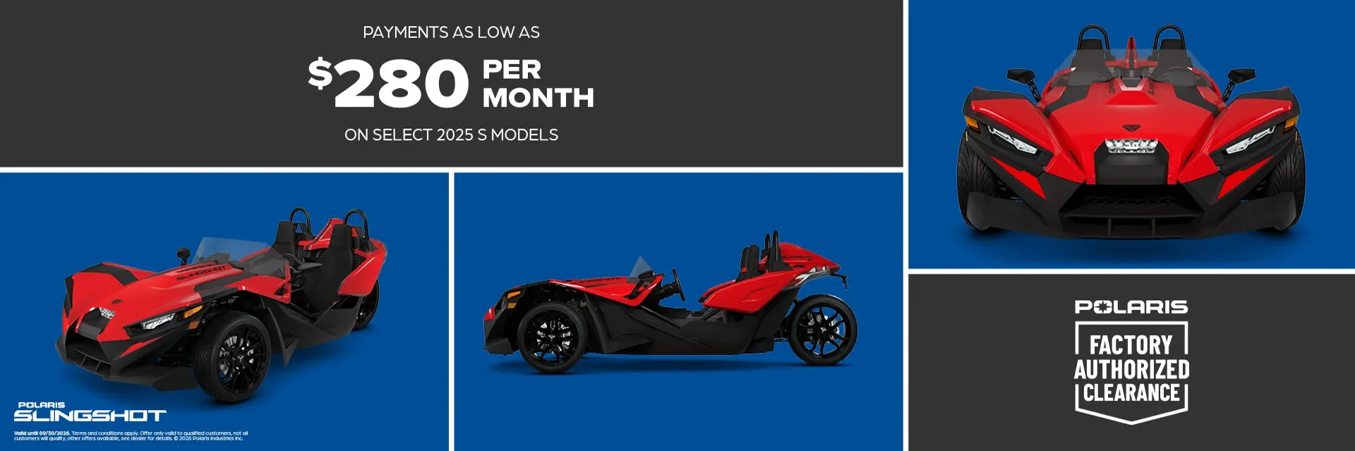 Slingshot roadsters for Sale in Pasco WA | Thunder Alley Motorsports