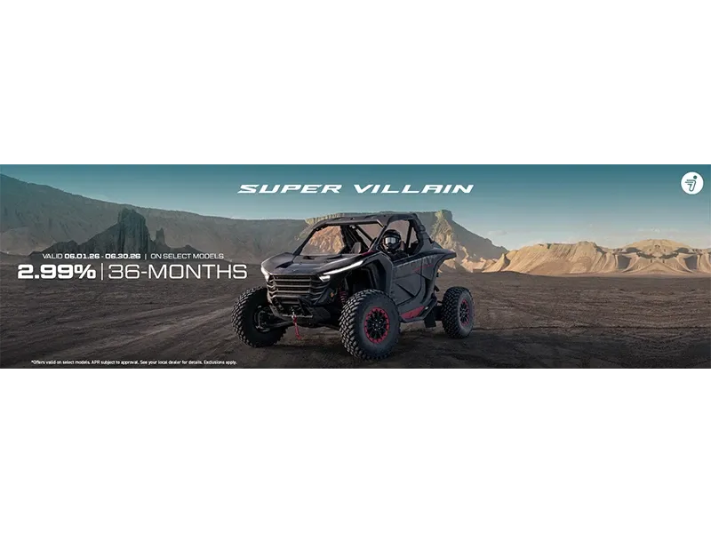 Segway Powersports - 2.99% 36 Months - Super Villain