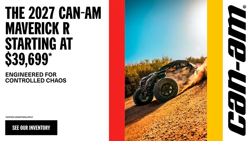 Can-Am - The 2027 Maverick R X starting at $39,699