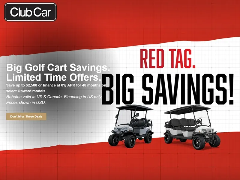 Club Car - Red Tag Big Savings!