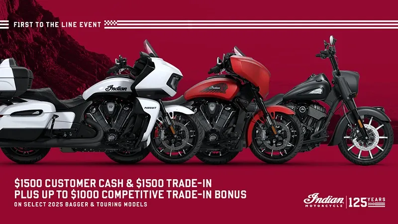 Indian Motorcycle - Get up to $1500 Customer Cash or 4.99% for 36 months on select 2025 PowerPlus Models