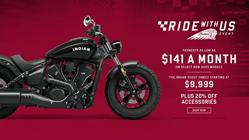Indian Motorcycle - Payment As Low As $141 A Month