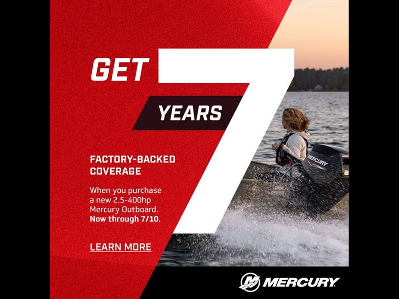 Mercury Marine - Get 7 Years of Coverage for a Limited Time!