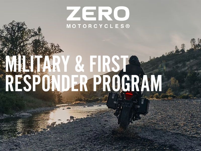 Zero Motorcycles - Military & First Responder Appreciation Program