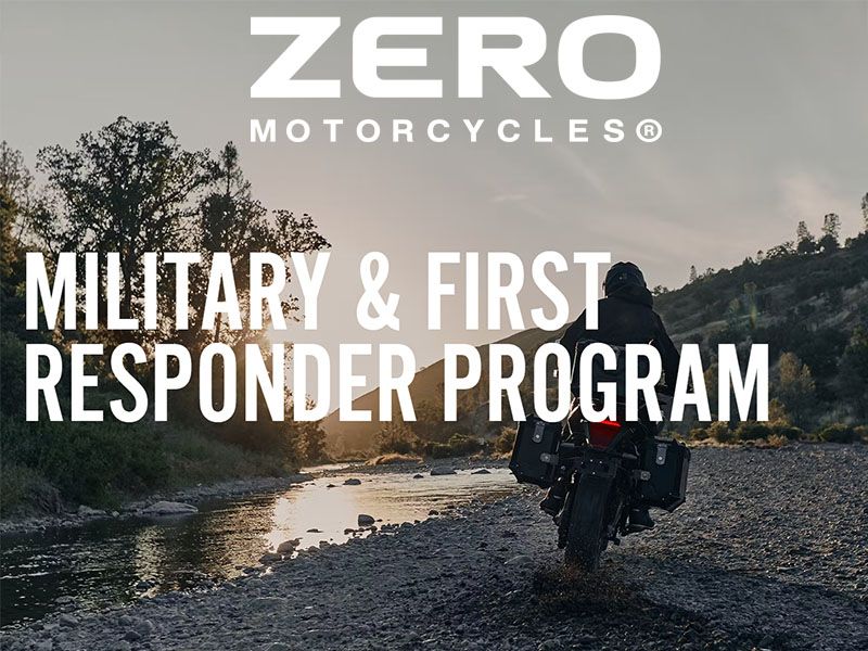 Zero Motorcycles - Military & First Responder Program