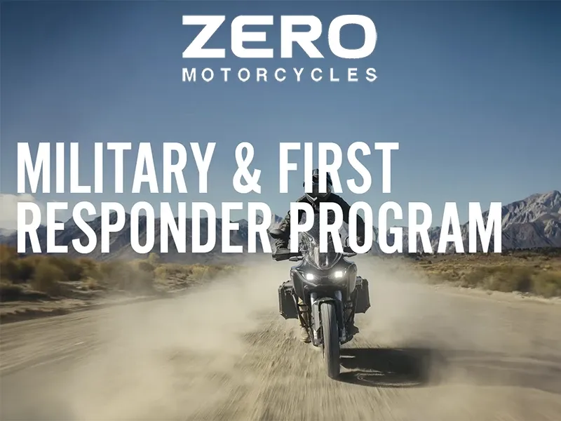 Zero Motorcycles - Military & First Responder Program