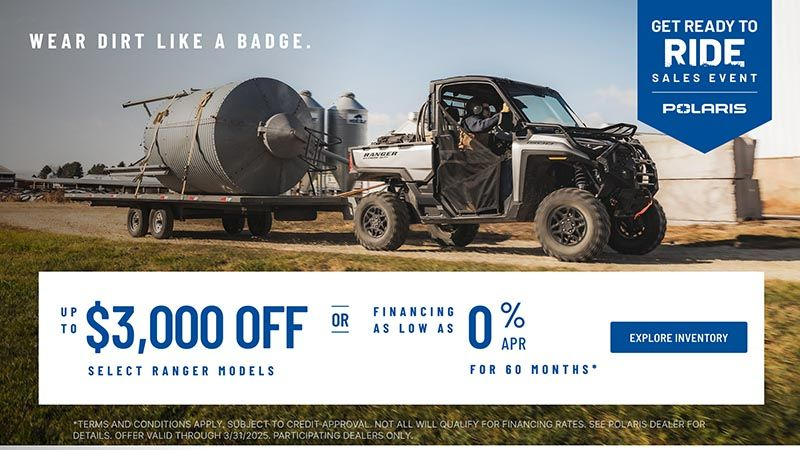 Polaris - Up To $3000 Off Select Ranger Models